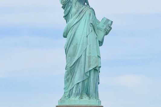 Statue of Liberty and New York skyline